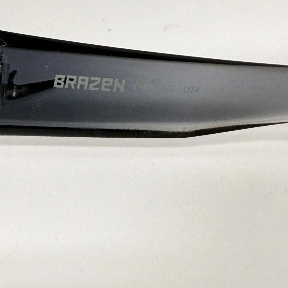 Nike Brazen Sunglasses EV0231 004 Gray Translucent Frame Sport Wrap‎ Mens